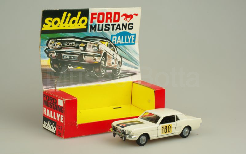 SOLIDO (147bis-1a) Ford Mustang Rallye 1965 bianco avorio