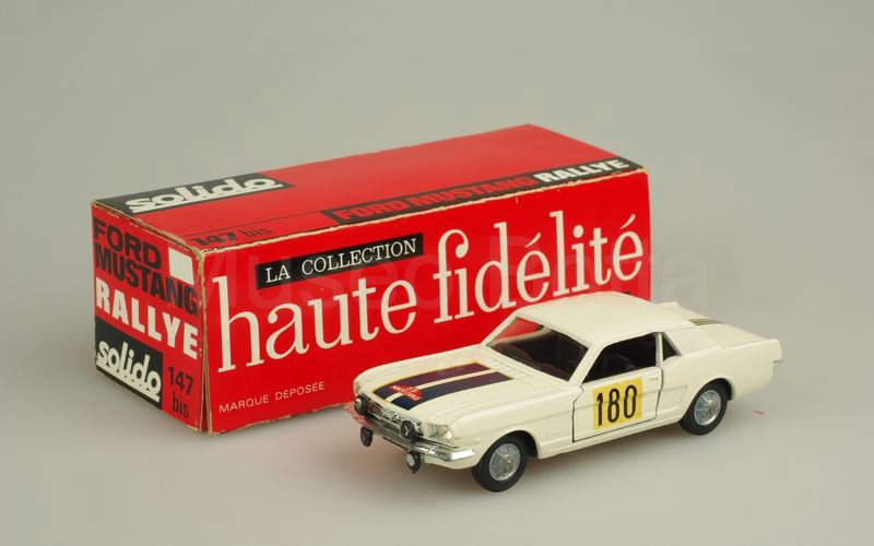 SOLIDO (147bis-1a) Ford Mustang Rallye 1965 bianco avorio