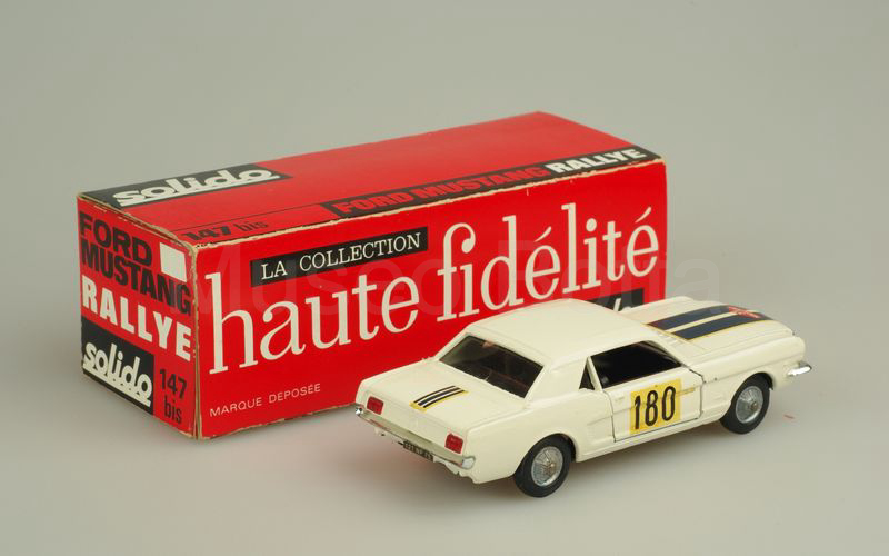 SOLIDO (147bis-1a) Ford Mustang Rallye 1965 bianco avorio