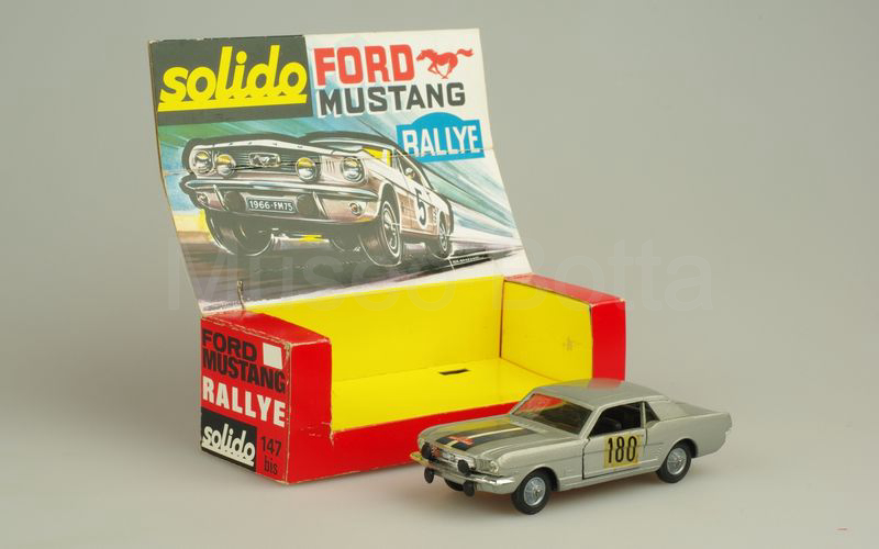 SOLIDO (147bis-1b) Ford Mustang 1964 Rallye grigio metallizzato