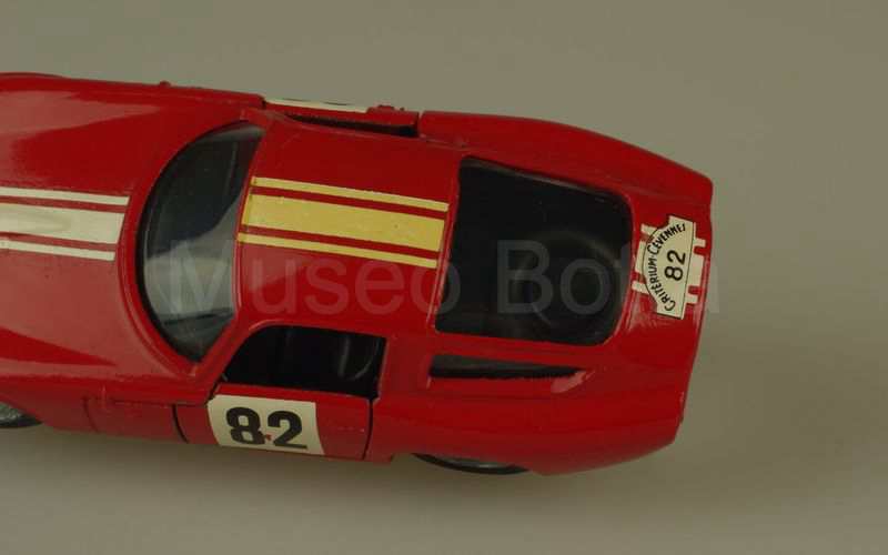 SOLIDO (148-1a) Alfa Romeo Giulia TZ Zagato n° 82 Criterium des Cevennes 1965 rosso scuro