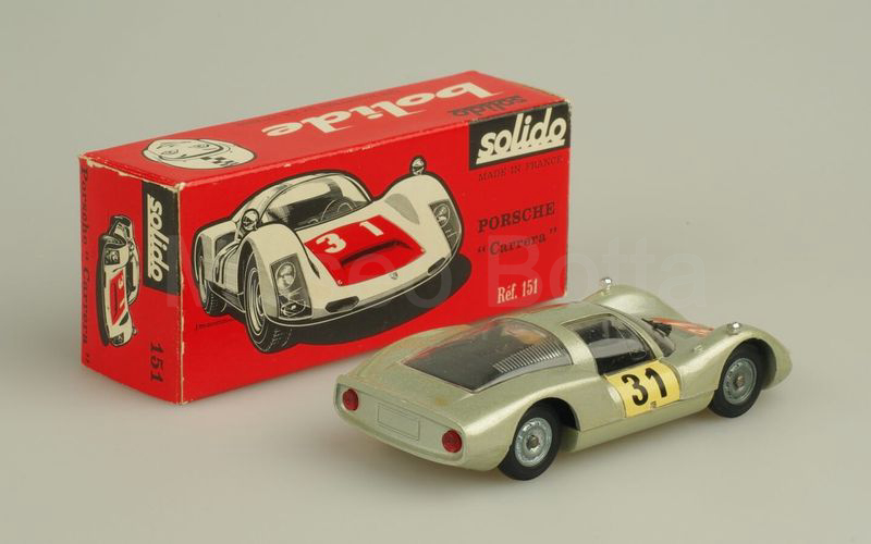 SOLIDO (151-2) Porsche Carrera 906-6 1966 grigio argento