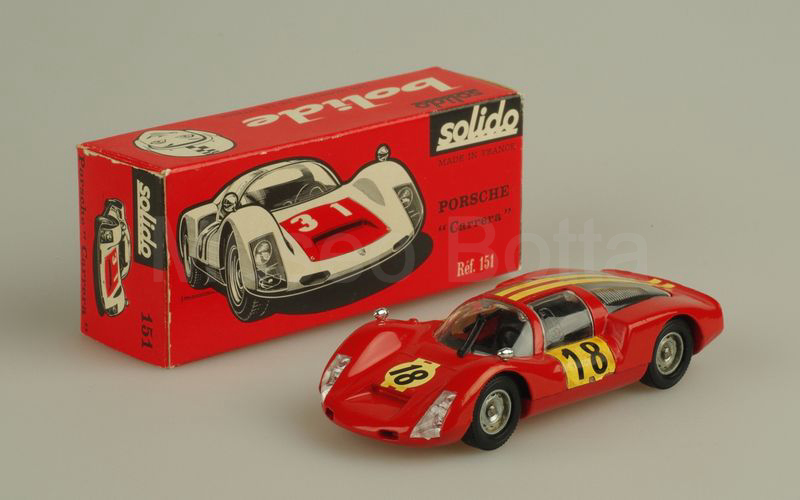 SOLIDO (151-1) Porsche Carrera 906-6 1966 rosso