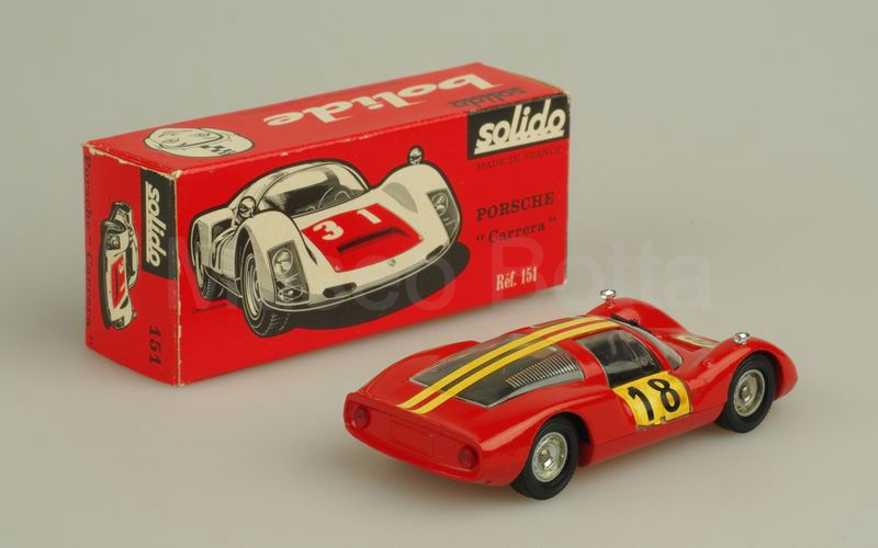 SOLIDO (151-1) Porsche Carrera 906-6 1966 rosso