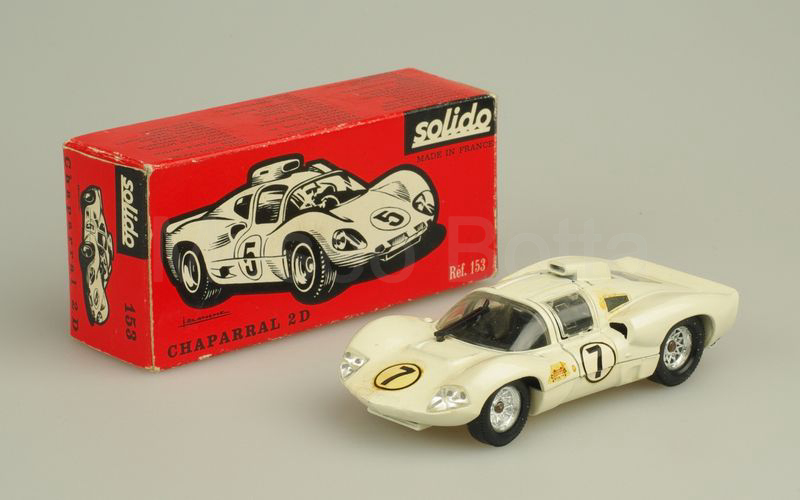 SOLIDO (153-2) Chaparral 2D n° 7 1.000 km del Nürburgring 1966 bianco