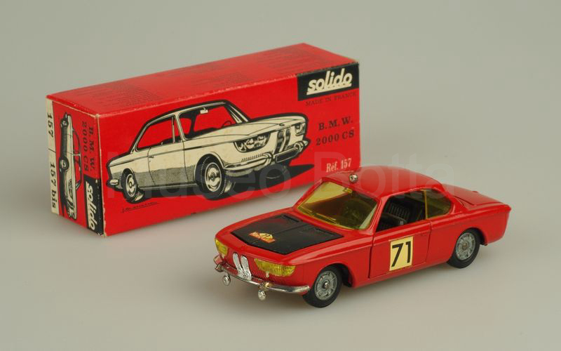 SOLIDO (157bis-1) BMW 2000 CS coupé 1965 Rallye rosso