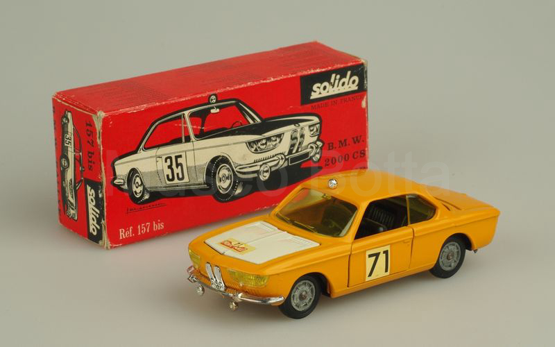 SOLIDO (157bis-2) BMW 2000 CS coupé 1965 Rallye arancio