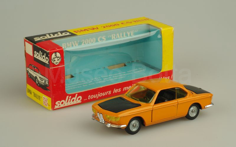 SOLIDO (157bis-4) BMW 2000 CS coupé 1965 Rallye arancio