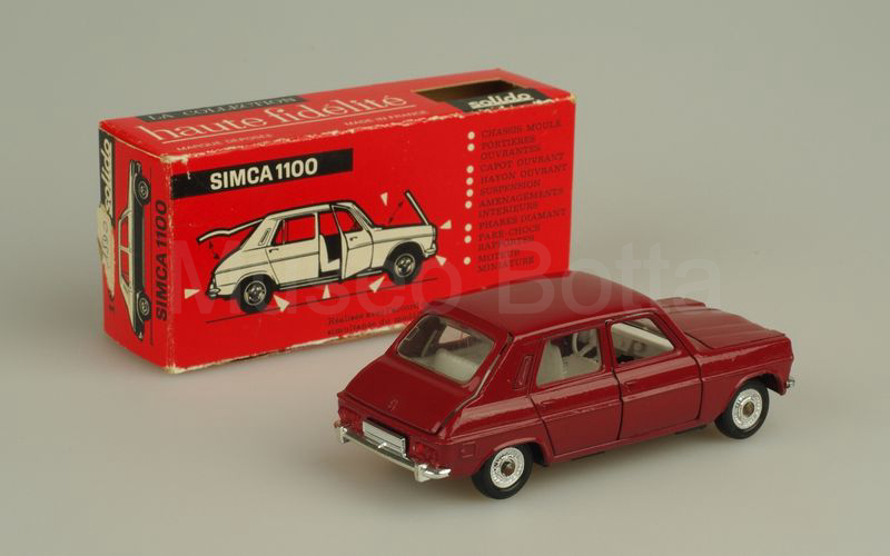 SOLIDO (164) Simca 1100 GLS 1967 bordeaux