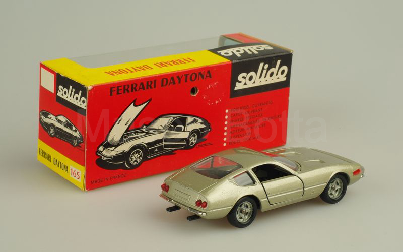 SOLIDO (165) Ferrari 365 GTB4 "Daytona" 1968 grigio metallizzato