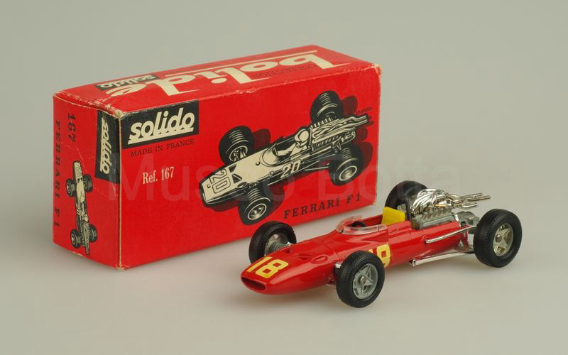 SOLIDO (167-1) Ferrari 312 V12 F.1 1967 rosso vivo