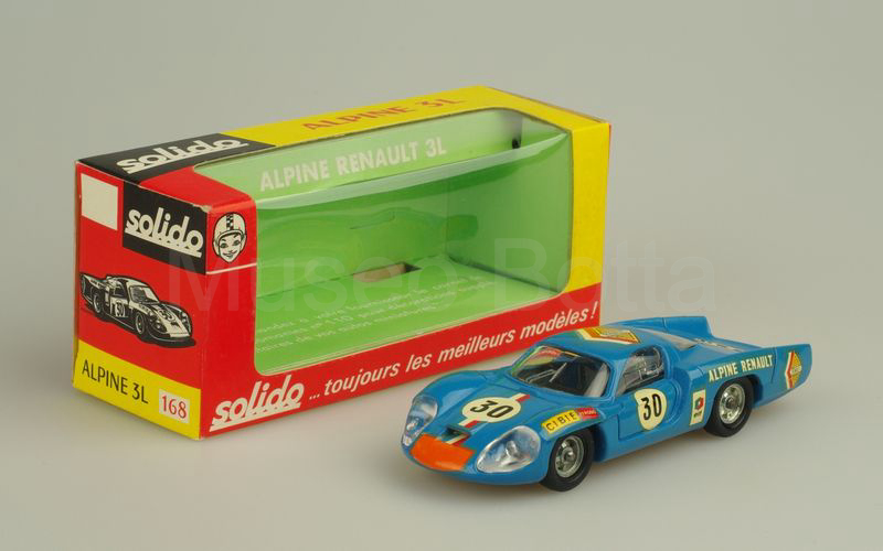 SOLIDO (168-1) Alpine Renault A220 3L n° 30 Le Mans 1968 blu chiaro (1ª versione)