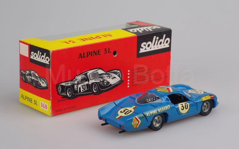 SOLIDO (168-1) Alpine Renault A220 3L n° 30 Le Mans 1968 blu chiaro (1ª versione)