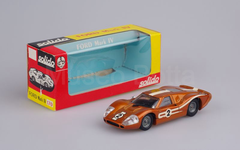 SOLIDO (170-1c) Ford Mark IV n° 2 Le Mans 1967 arancio ramato metallizzato