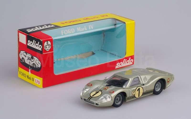 SOLIDO (170-2) Ford Mark IV n° 1 prove Le Mans 1967 grigio argento