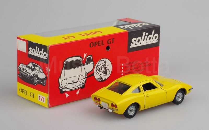 SOLIDO (171-2) Opel GT 1900 coupé 1968 giallo limone