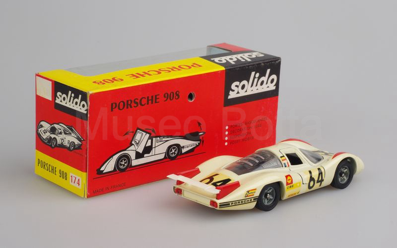 SOLIDO (174) Porsche 908L n° 64 Le Mans 1969 panna