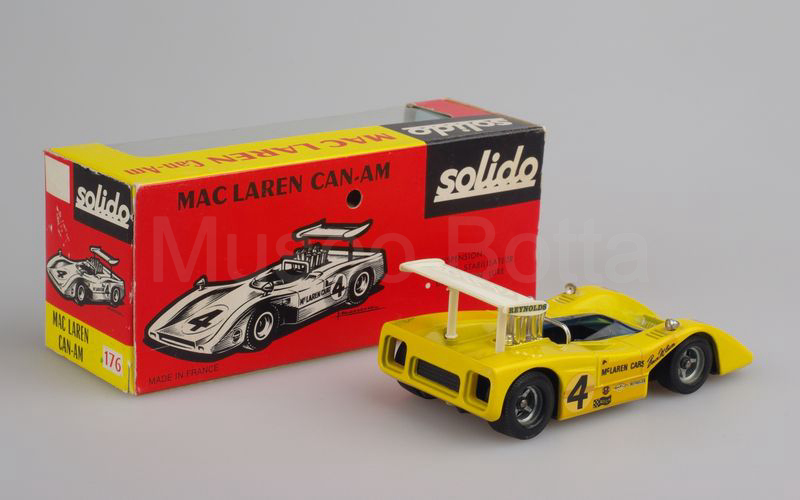 SOLIDO (176-1b) Mc Laren M8B 1969 Can-Am giallo limone