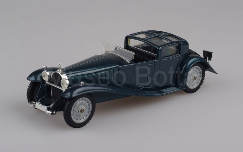 SOLIDO (136-1) Bugatti Royale coupé Napoleon (chassis 41100) 1930 blu verde scuro metallizzato