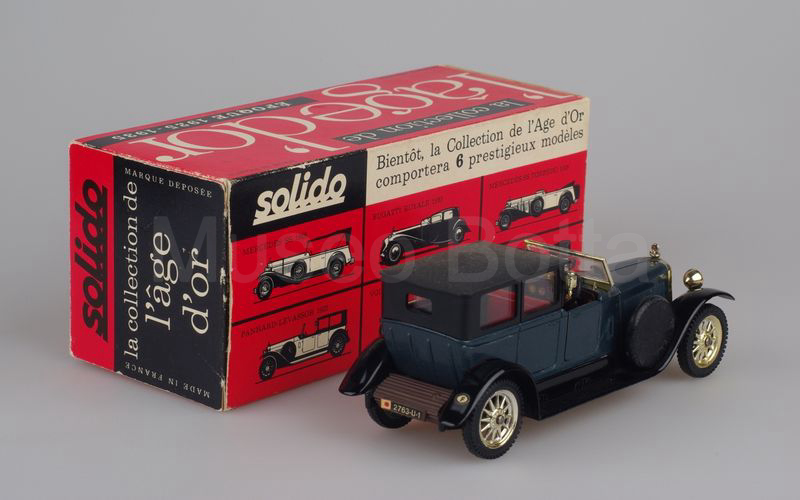 SOLIDO (140) Panhard Levassor 8 cilindri 1925 blu scuro metallizzato-nero