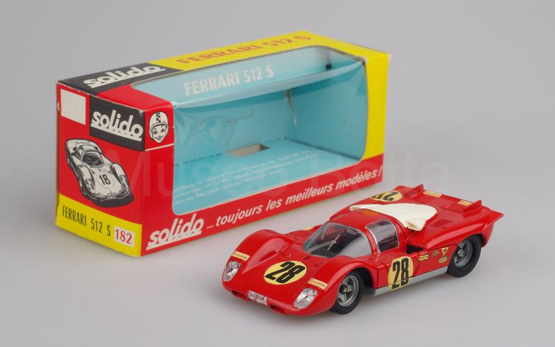 SOLIDO (182-2a) Ferrari 512S n° 28 Daytona 1970 rosso-argento