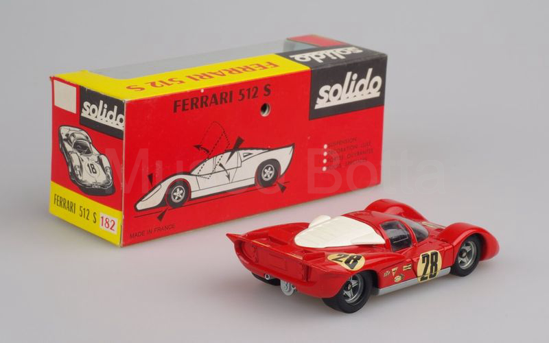 SOLIDO (182-2a) Ferrari 512S n° 28 Daytona 1970 rosso-argento