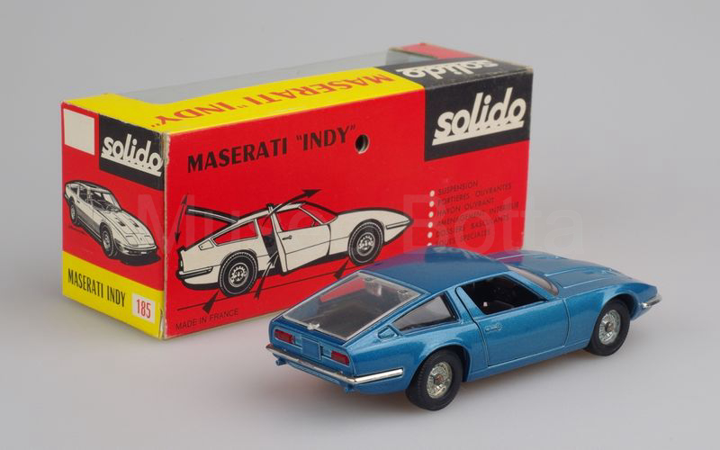 SOLIDO (185) Maserati Indy coupé 1969 blu chiaro metallizzato