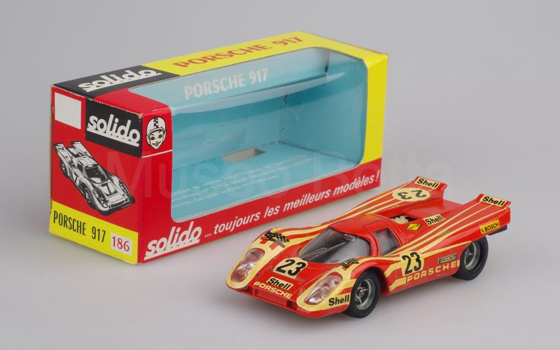 SOLIDO (186) Porsche 917 K3 4,5L n° 23 Le Mans 1970 "SHELL" rosso arancio