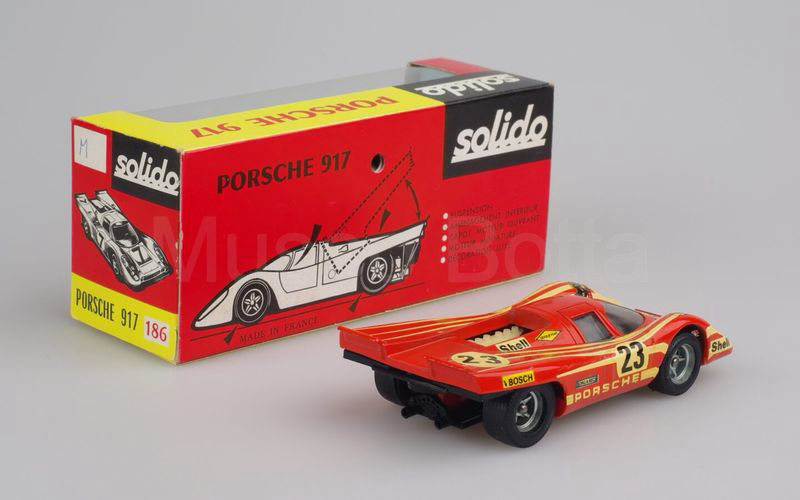 SOLIDO (186) Porsche 917 K3 4,5L n° 23 Le Mans 1970 "SHELL" rosso arancio