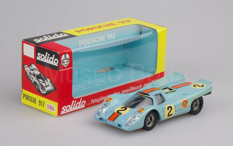 SOLIDO (186A) Porsche 917 K3 4,5L "GULF" n° 2 Daytona 1970 azzurro