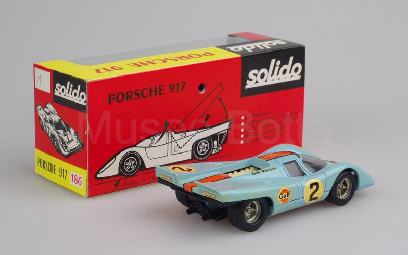 SOLIDO (186A) Porsche 917 K3 4,5L "GULF" n° 2 Daytona 1970 azzurro