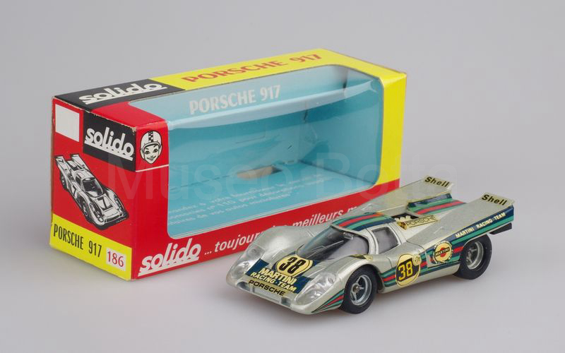 SOLIDO (186M) Porsche 917 K3 4,5L "MARTINI" n° 38 Buenos Aires 1971 grigio argento metallizzato