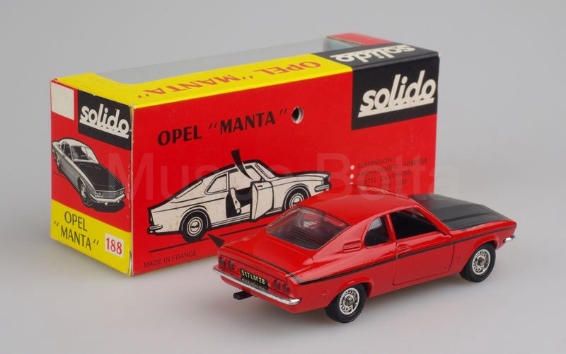 SOLIDO (188-2) Opel Manta 1900 SR coupé 1970 rosso-nero