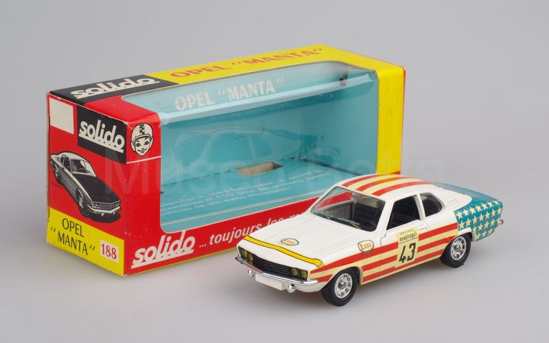 SOLIDO (188R) Opel Manta 1900 SR coupé 1970 Rallye bianco