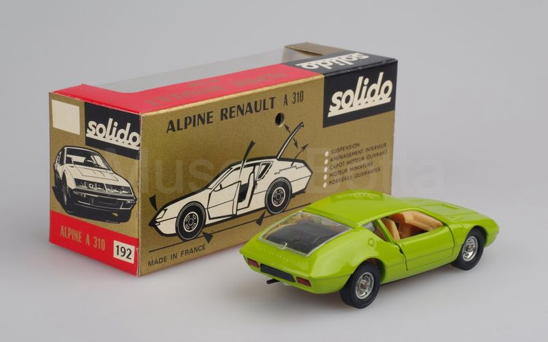 SOLIDO (192) Alpine Renault A310 coupé 1971 verde mela