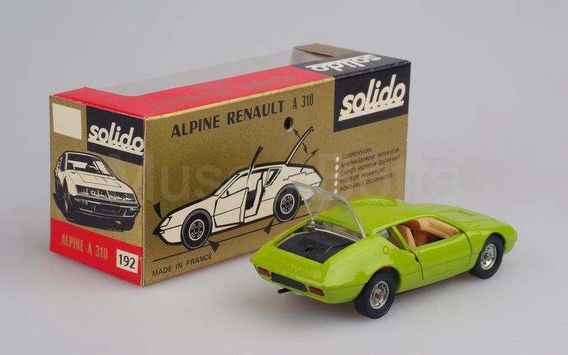 SOLIDO (192) Alpine Renault A310 coupé 1971 verde mela