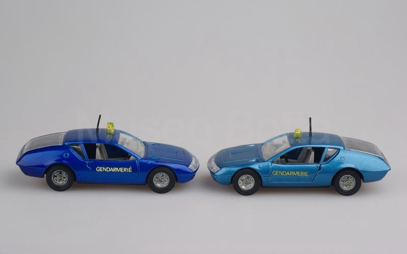 SOLIDO (192B-1) Alpine Renault A310 coupé 1971 "GENDARMERIE" blu chiaro metallizzato