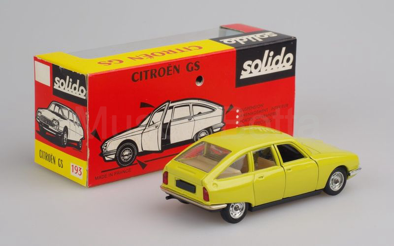 SOLIDO (193) Citroën GS berlina 1970 verde giallo