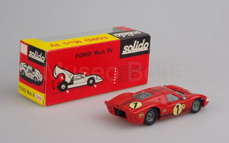 SOLIDO (170-1a) Ford Mark IV n° 1 Le Mans 1967 rosso