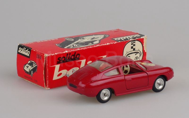 SOLIDO (124-3) Fiat Abarth 1000 1961 rosso scuro n. 5