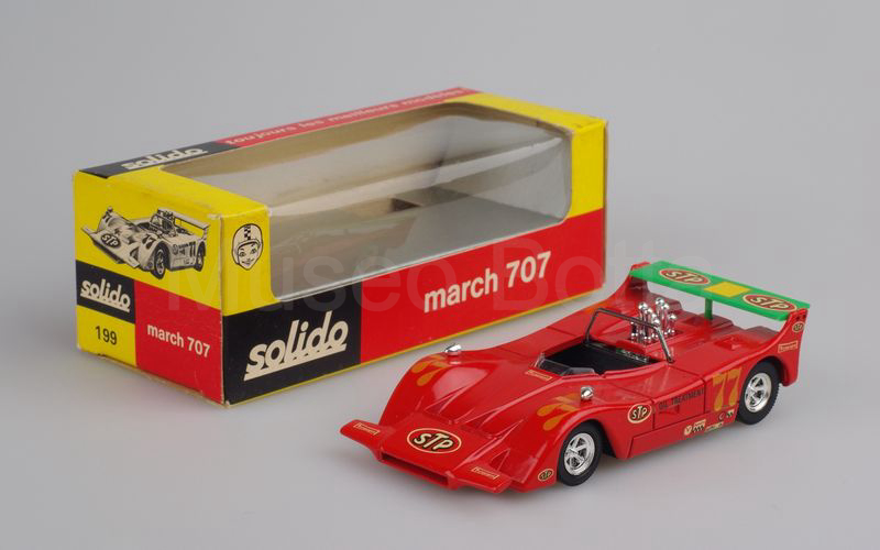 SOLIDO (199) March 707 "STP" Can-Am 1971 rosso