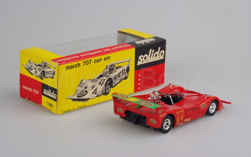 SOLIDO (199) March 707 "STP" Can-Am 1971 rosso