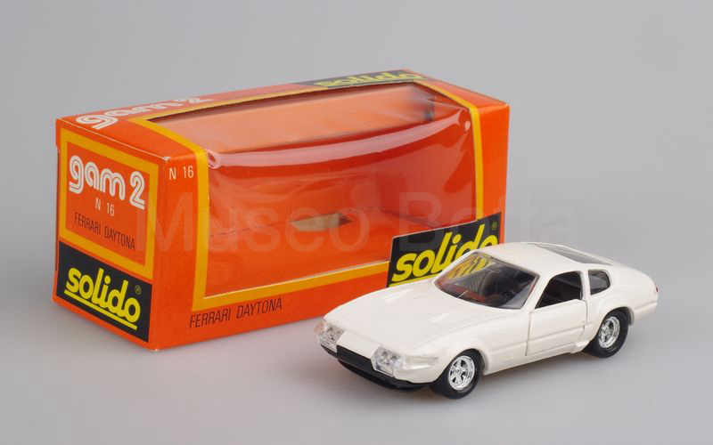 SOLIDO (16-B.A.M. 1) Ferrari 365 GTB4 Daytona Competizione 1971-1973 bianco