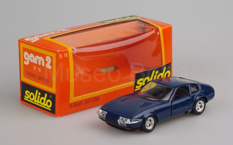 SOLIDO (16-B.A.M. 3) Ferrari 365 GTB4 Daytona Competizione 1971-1973 blu