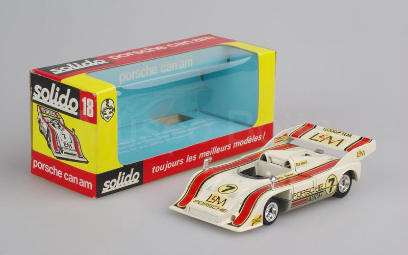 SOLIDO (18) Porsche 917/10 TC "L&M" Can-Am 1972 bianco-argento