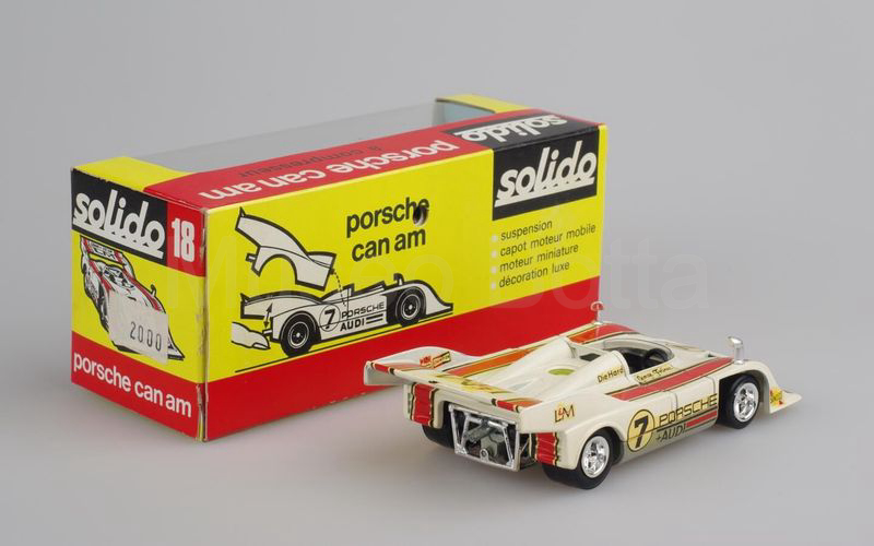 SOLIDO (18) Porsche 917/10 TC "L&M" Can-Am 1972 bianco-argento