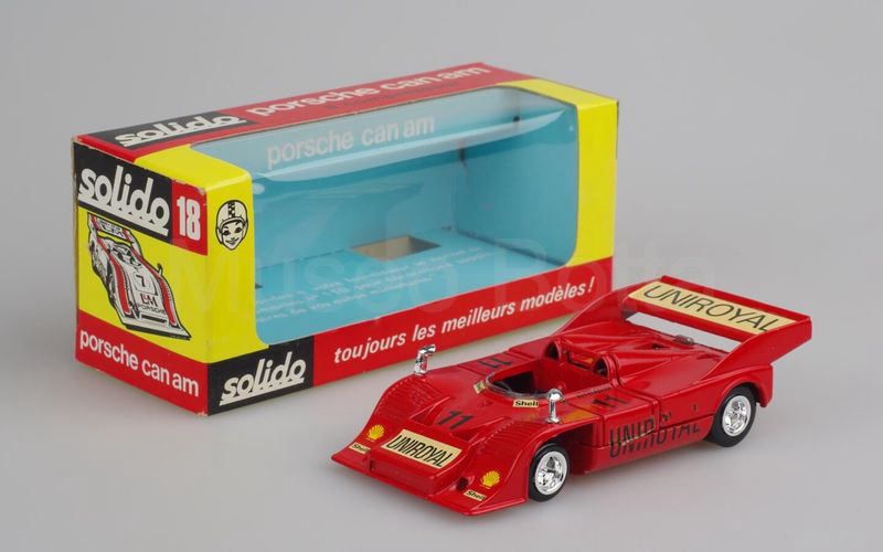 SOLIDO (18-Cc) Porsche 917/10 TC "UNIROYAL" Interserie 1973 rosso