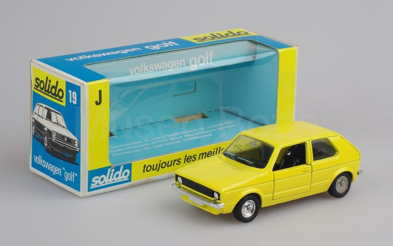 SOLIDO (19) Volkswagen Golf 1ª serie 1974/1983 giallo limone