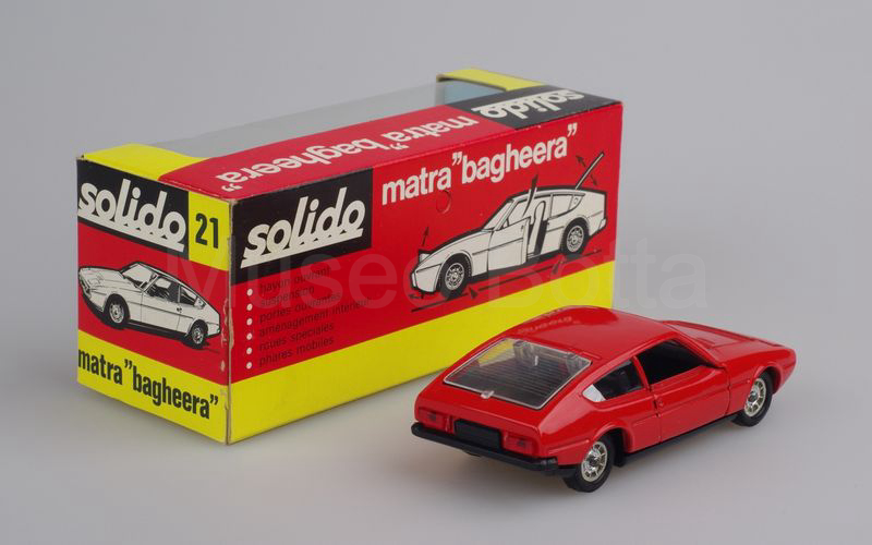 SOLIDO (21-A) Matra Simca Bagheera 1973/1976 rosso