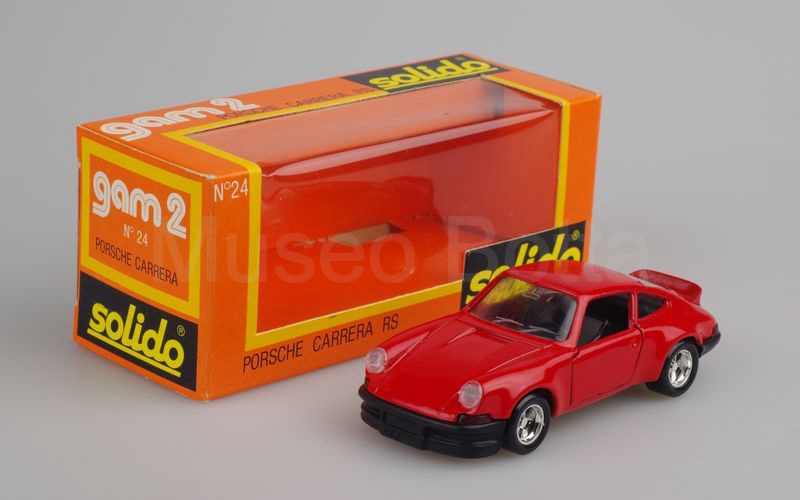 SOLIDO (24-3) Porsche 911 Carrera RS 1972 stradale rosso-nero